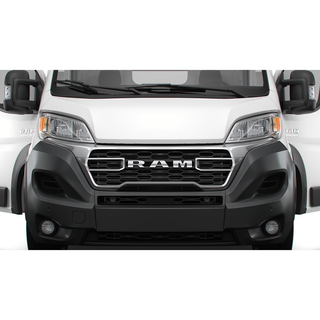 RAM Promaster Van L3H2 HQ Interior 3D Model – High Poly Vehicle Asset, FBX - View 9