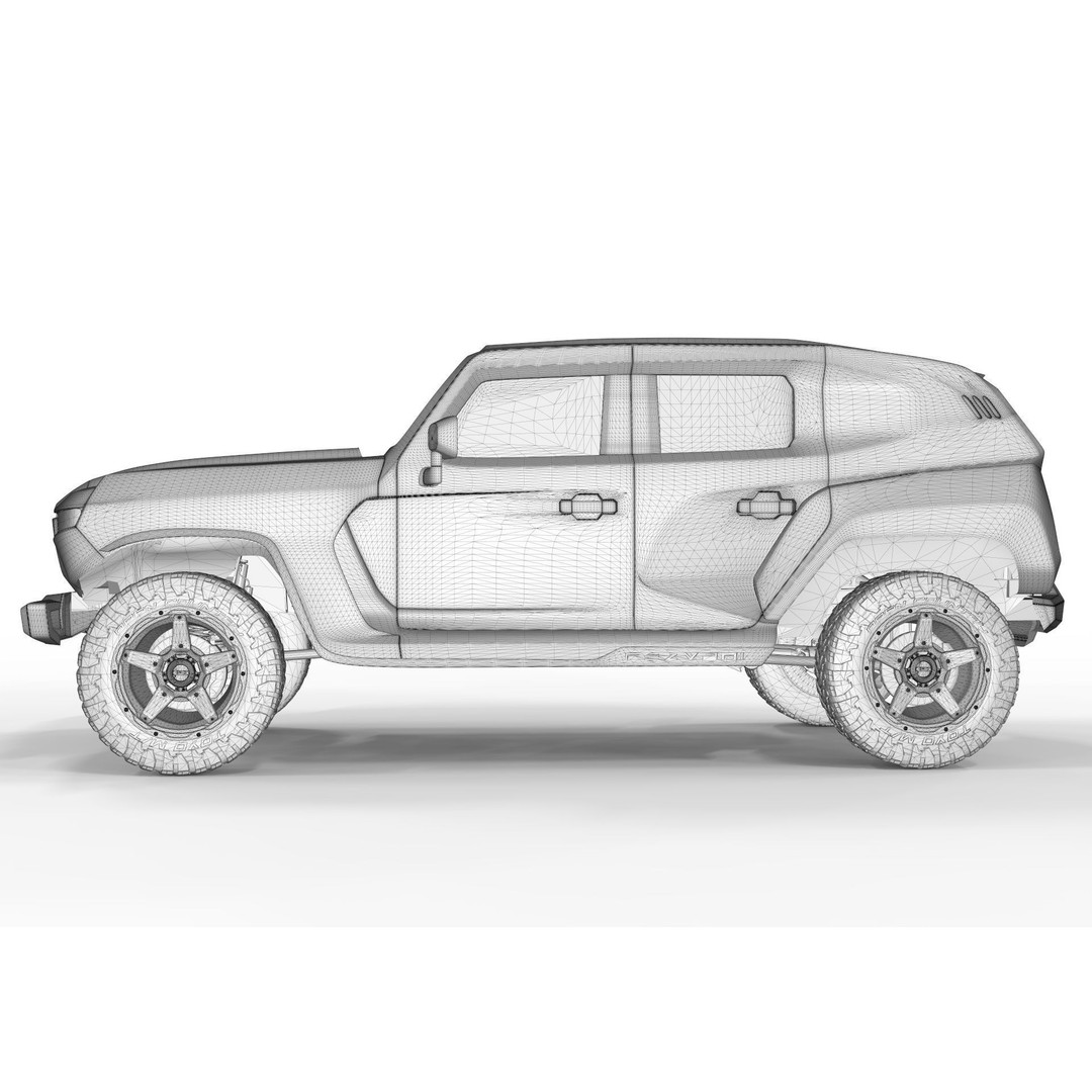 2020 Rezvani Tank X 3D Model – High Poly Offroad SUV, FBX, Blender - View 12
