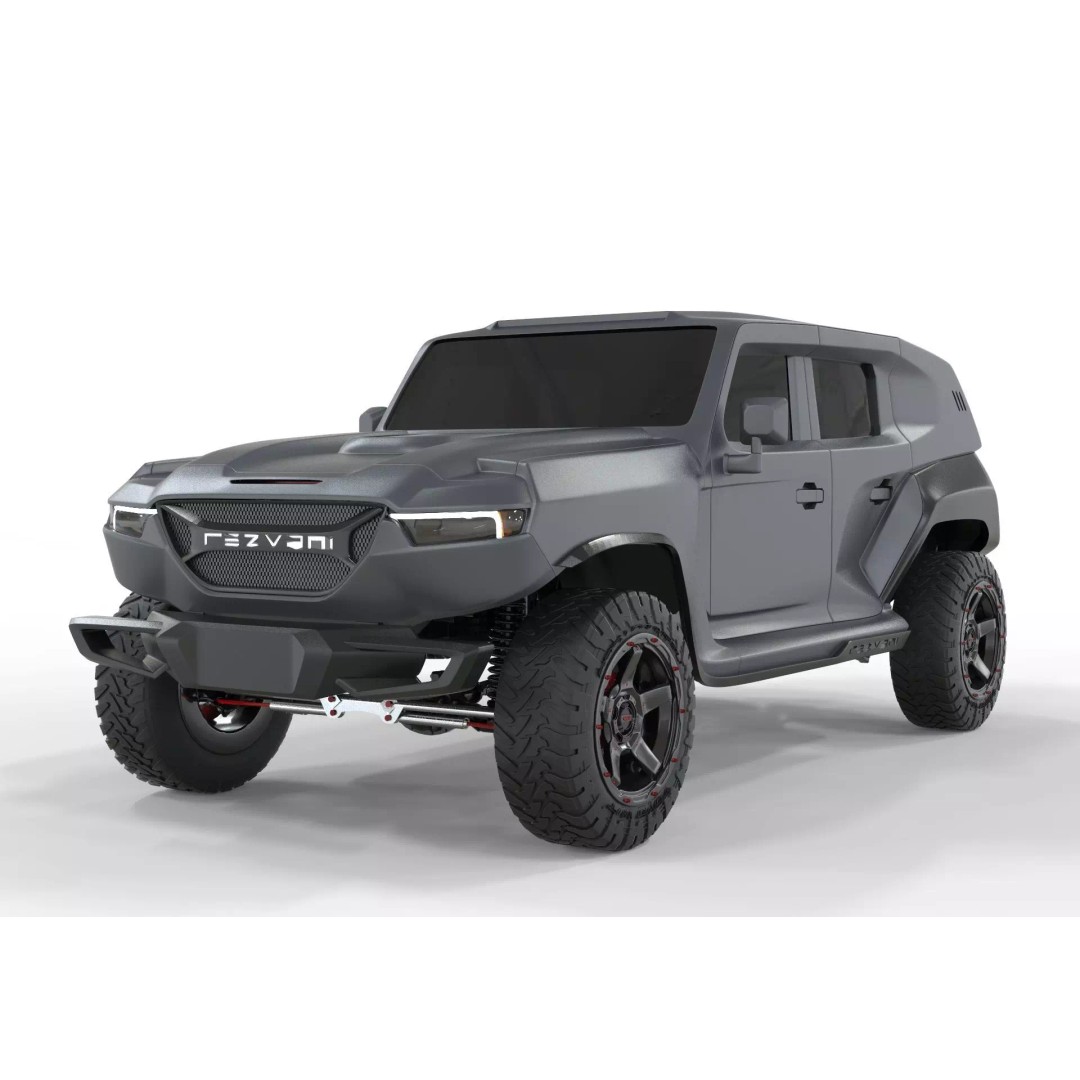 2020 Rezvani Tank X 3D Model – High Poly Offroad SUV, FBX, Blender - View 2