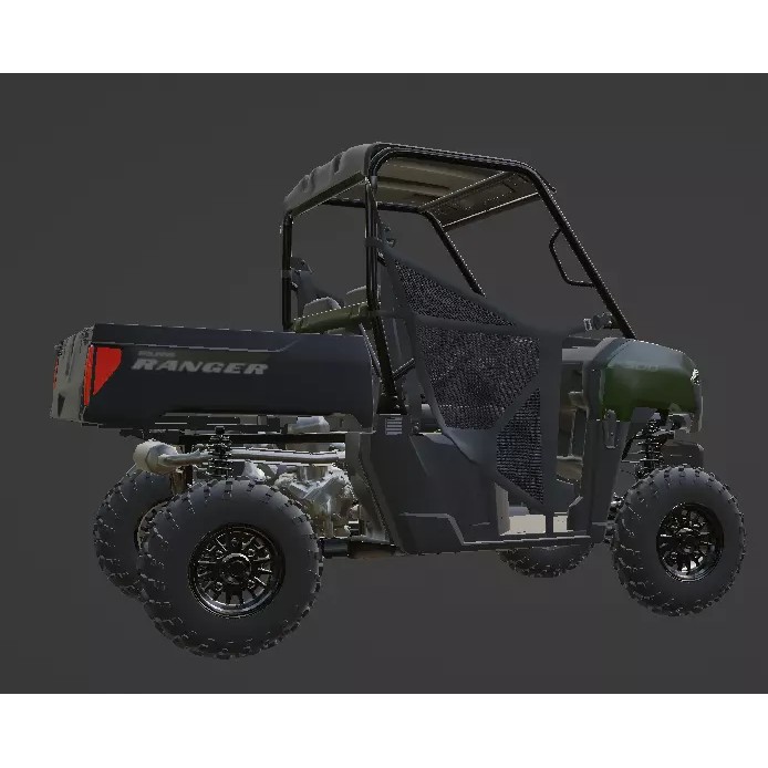Ranger 500 3D Model – Utility Side-by-Side, FBX & PBR Textures