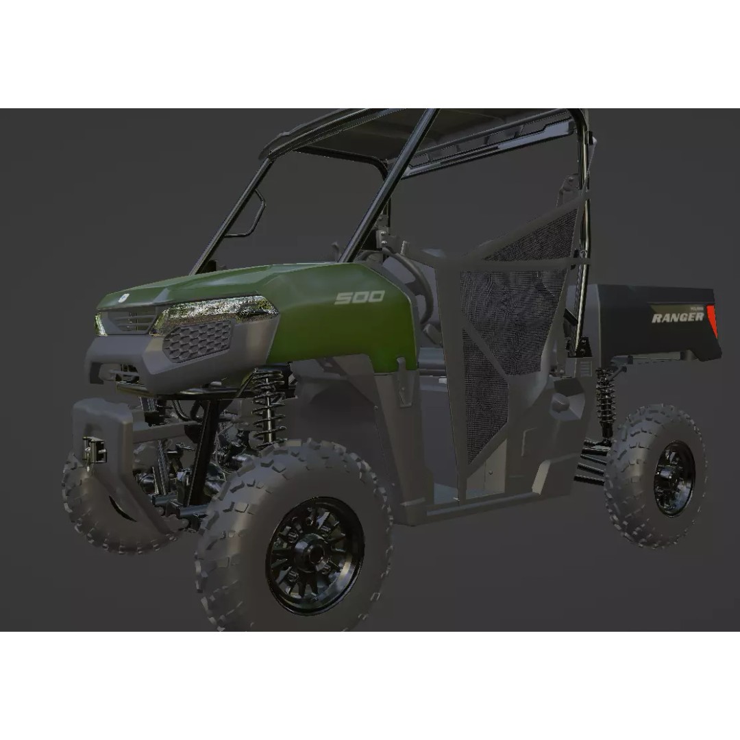 Ranger 500 3D Model – Utility Side-by-Side, FBX & PBR Textures - View 2