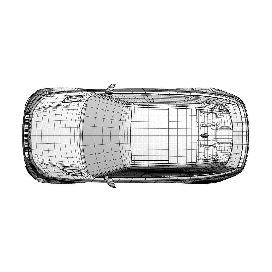 Luxury SUV 3D Model – Unbranded Mid Poly Vehicle for Visualization