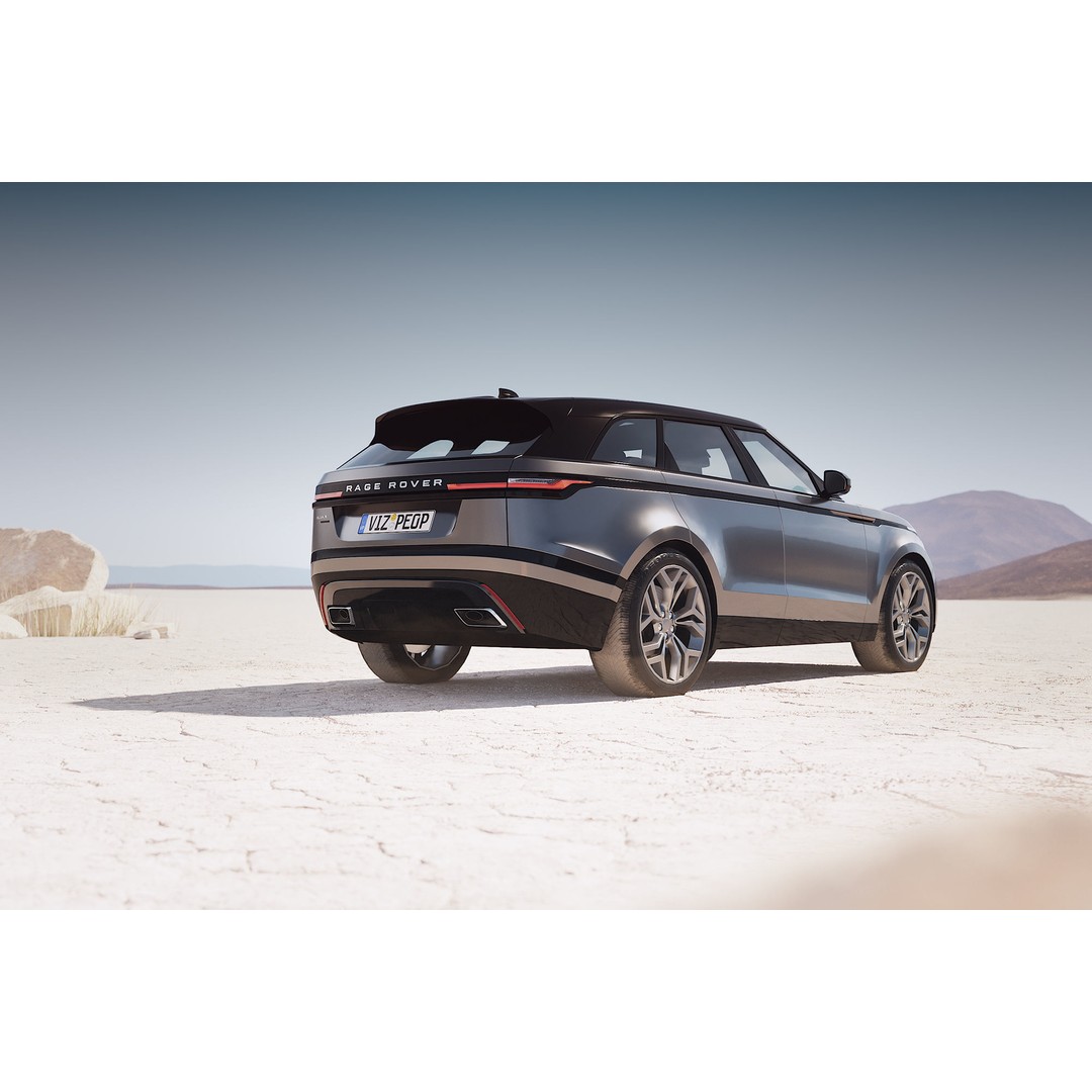 Luxury SUV 3D Model – Unbranded Mid Poly Vehicle for Visualization - View 4