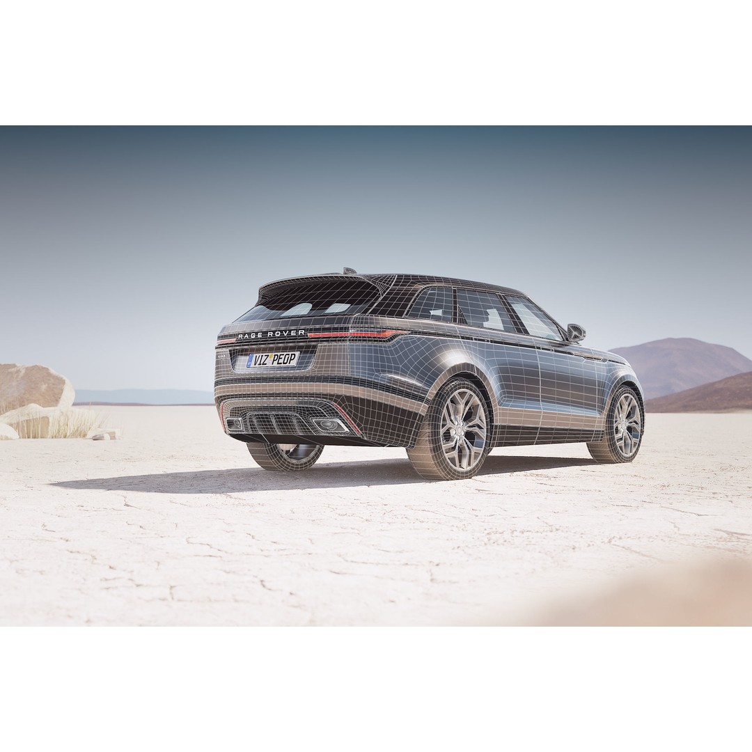 Luxury SUV 3D Model – Unbranded Mid Poly Vehicle for Visualization - View 5