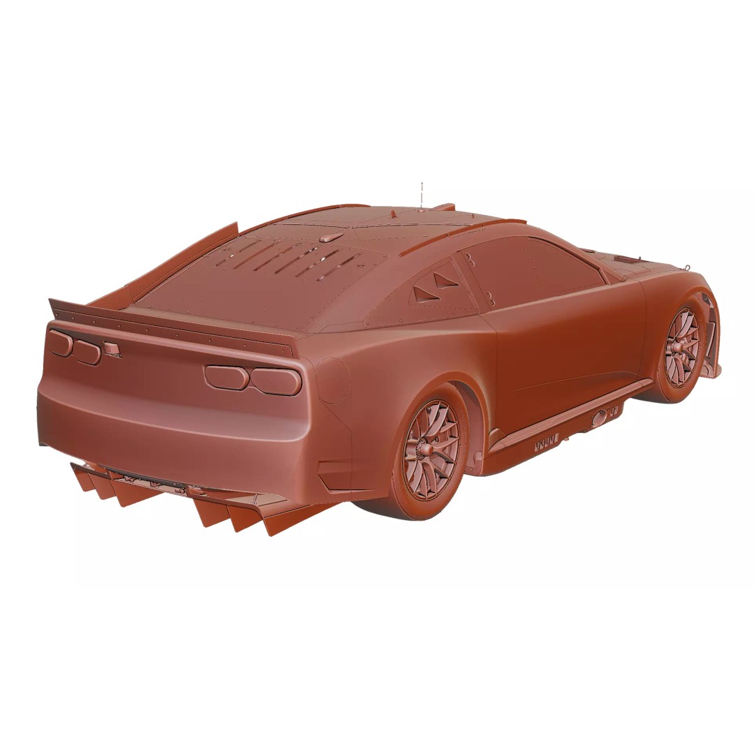 2026 Chevrolet Camaro 3D Model – High Poly Racing Car with PBR Textures - View 12
