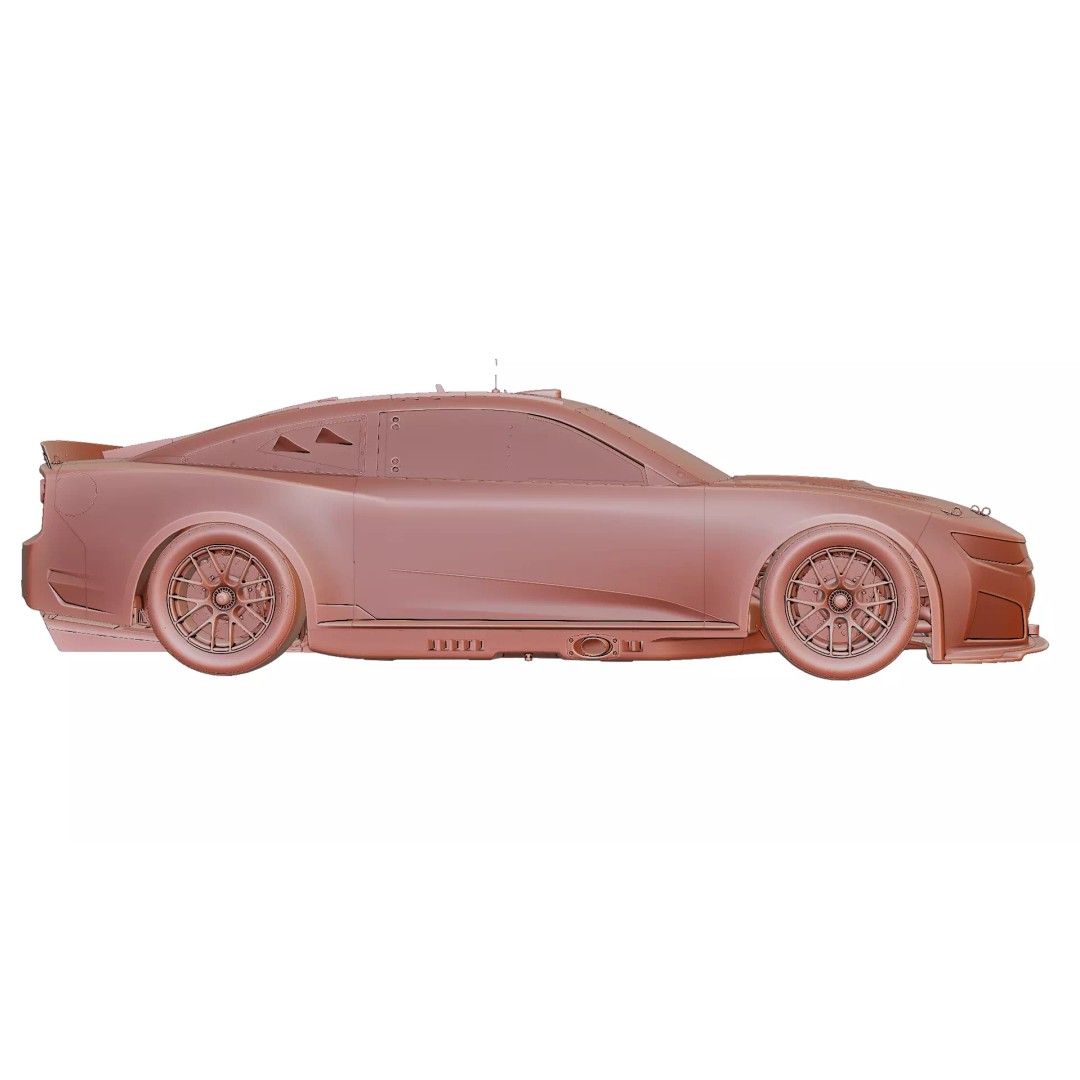 2026 Chevrolet Camaro 3D Model – High Poly Racing Car with PBR Textures - View 13