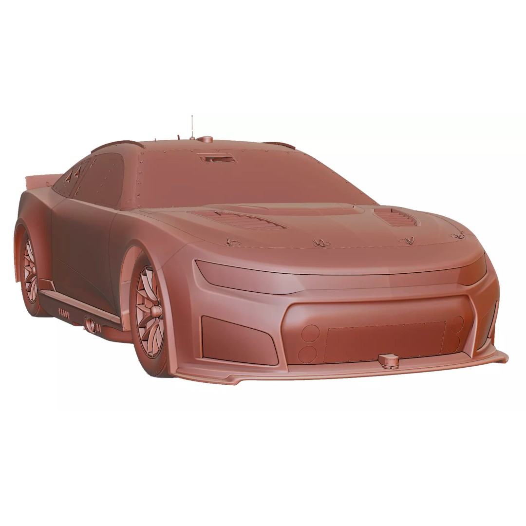 2026 Chevrolet Camaro 3D Model – High Poly Racing Car with PBR Textures - View 14
