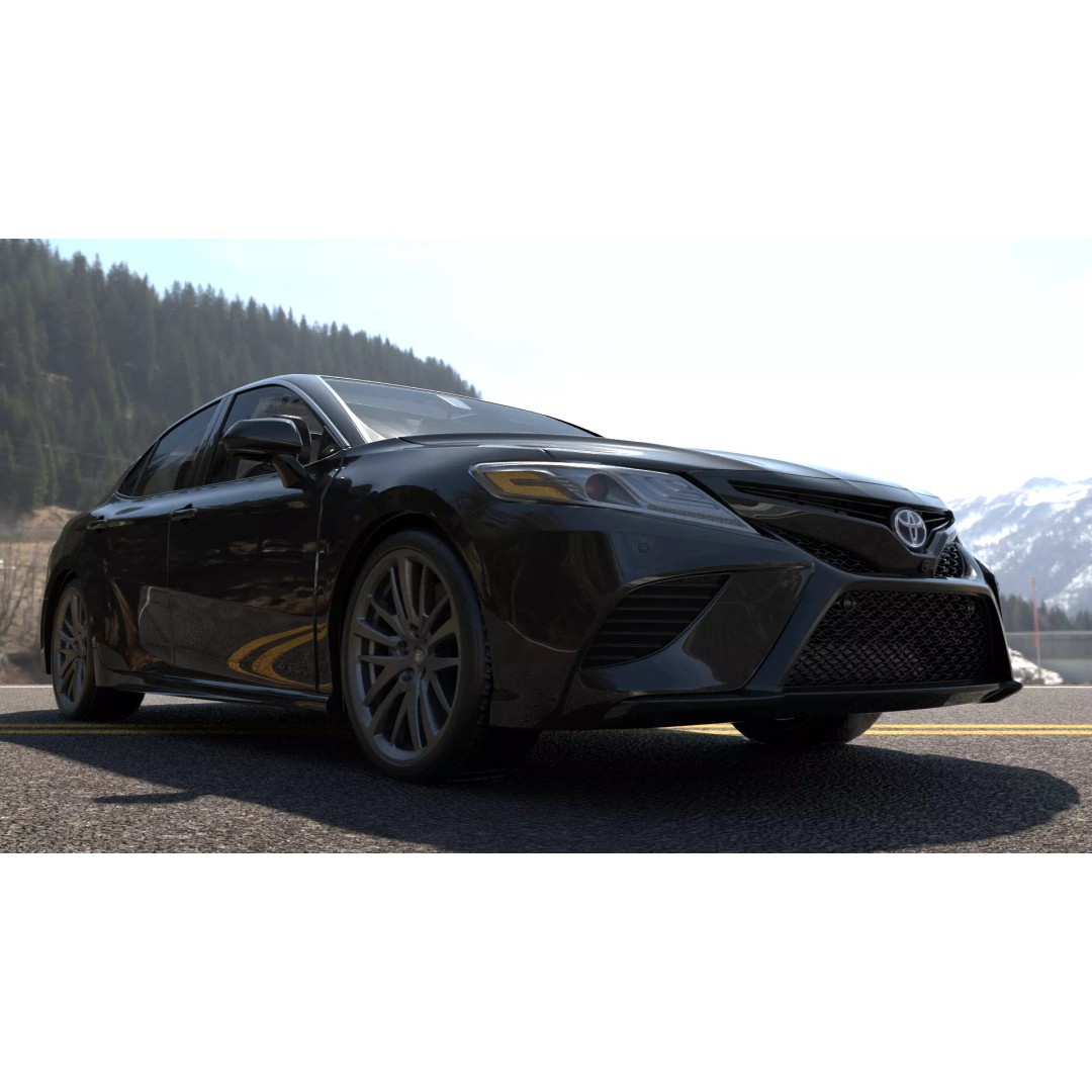 Toyota Camry 3D Model – Rigged Low-Poly Game Asset, FBX, OBJ - View 8
