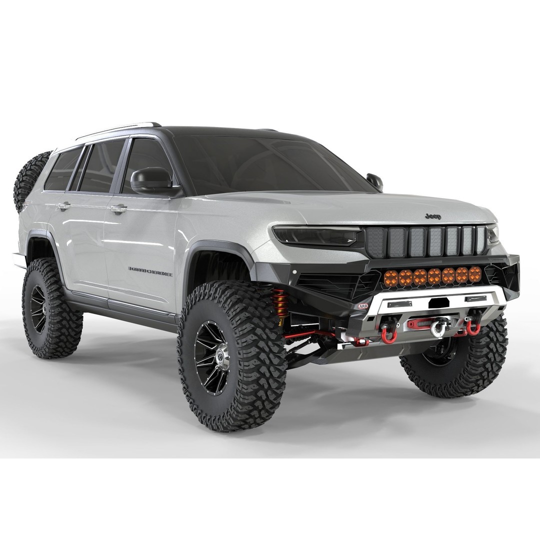 Jeep Cherokee 2023 3D Model – High Poly Off Road Asset, FBX, OBJ, Blender - View 8