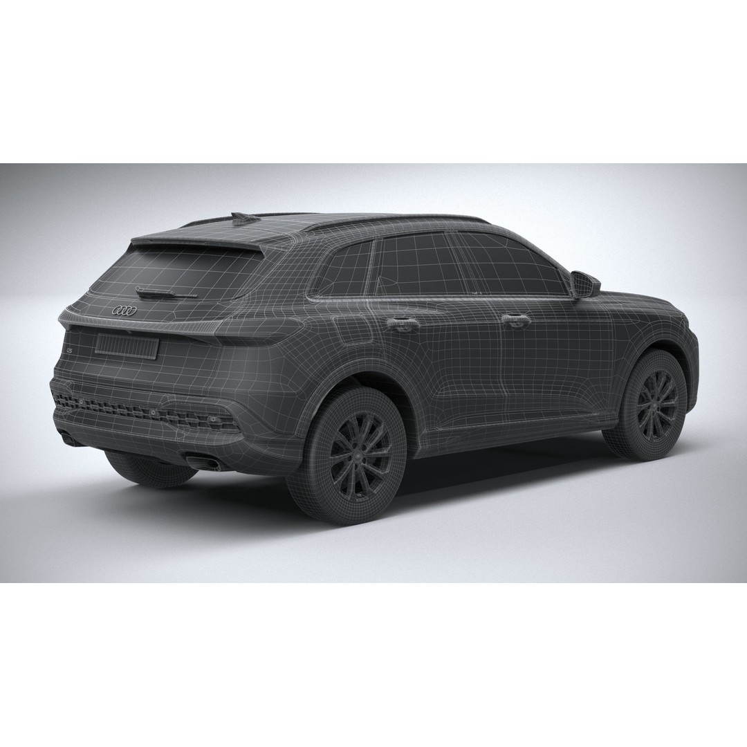Audi Q5 3D Model – High Poly SUV, FBX, OBJ, Game Ready