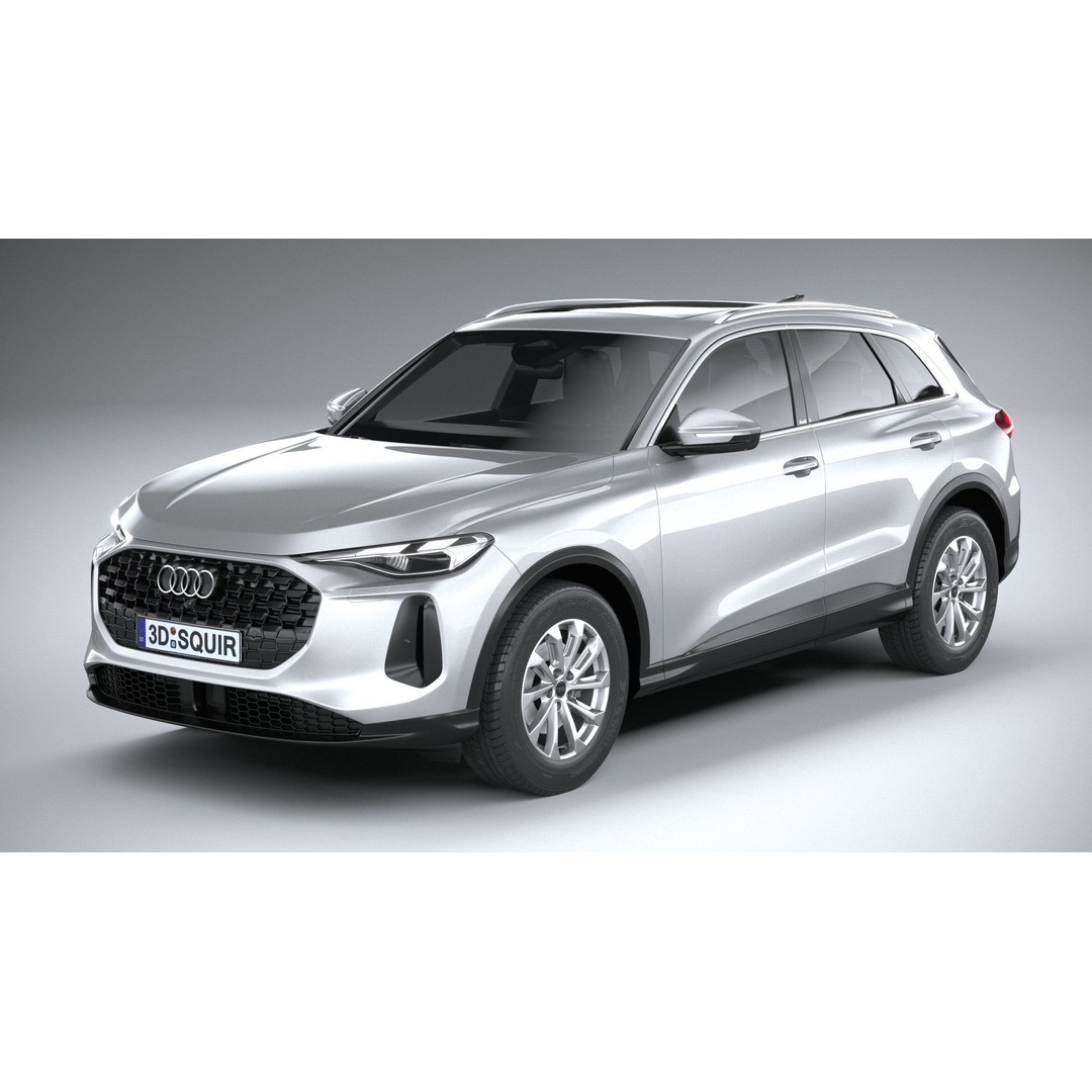 Audi Q5 3D Model – High Poly SUV, FBX, OBJ, Game Ready - View 3