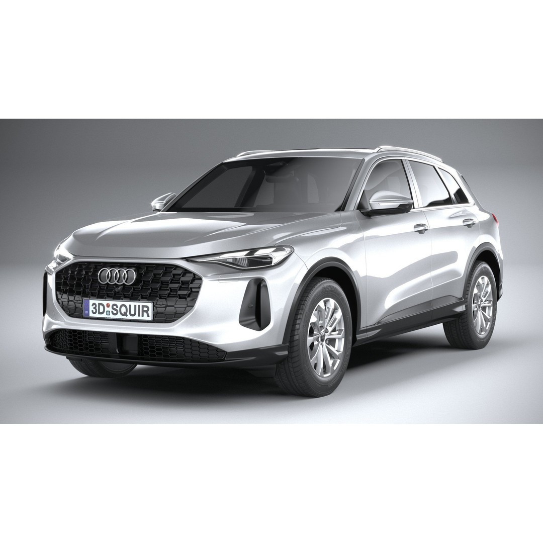 Audi Q5 3D Model – High Poly SUV, FBX, OBJ, Game Ready - View 4