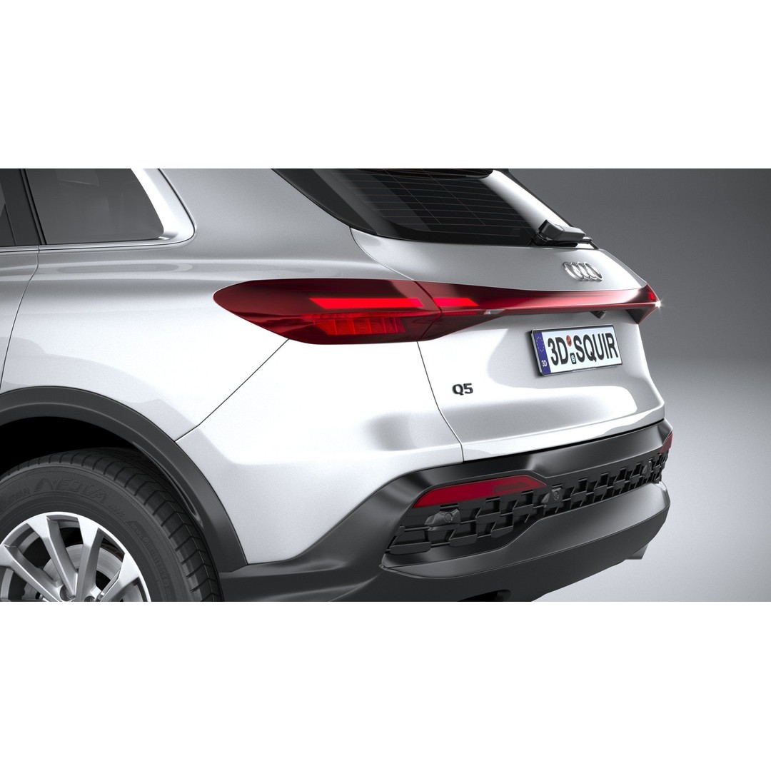 Audi Q5 3D Model – High Poly SUV, FBX, OBJ, Game Ready - View 8