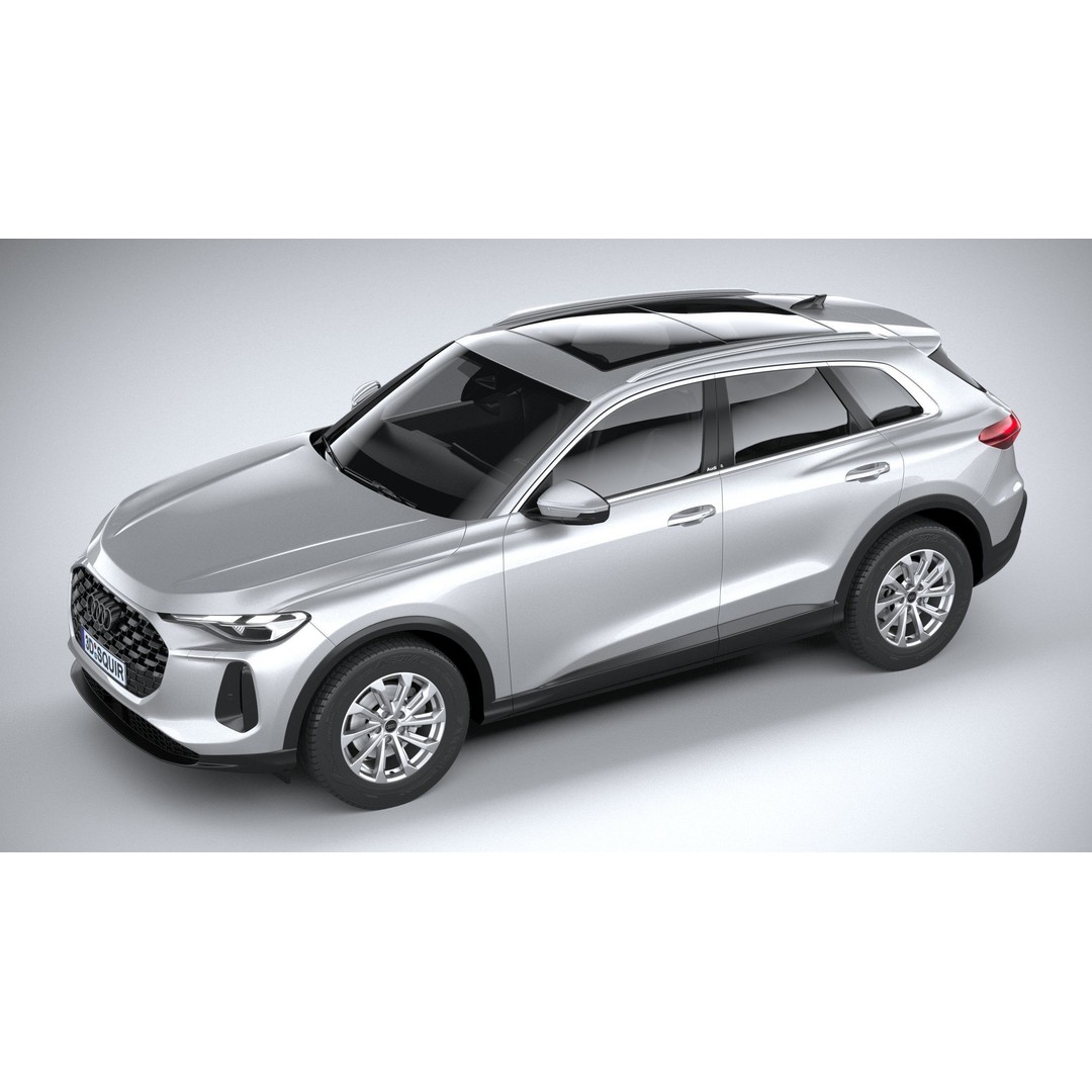 Audi Q5 3D Model – High Poly SUV, FBX, OBJ, Game Ready - View 9