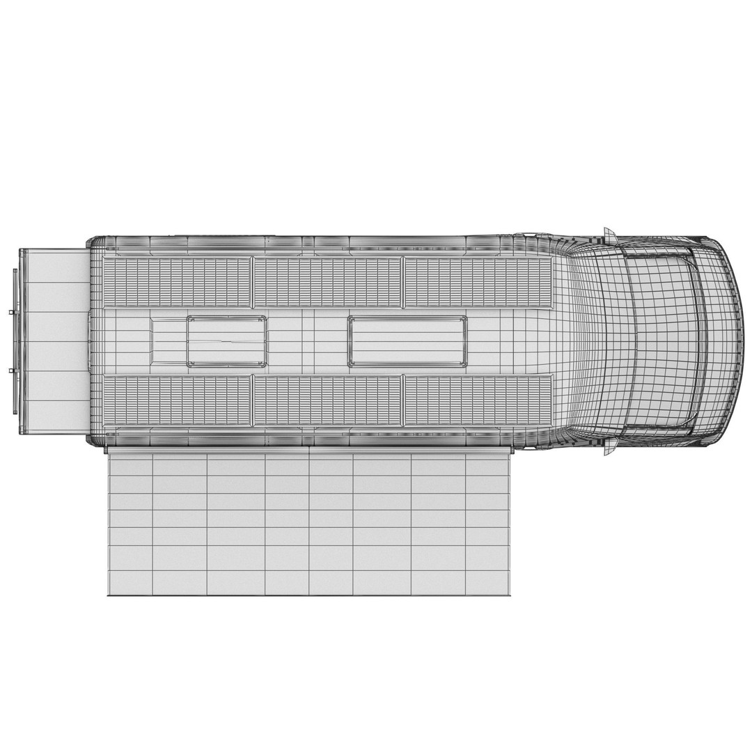 RV Prototype 3D Model – Modern Electric Minibus, FBX, Game Ready - View 22