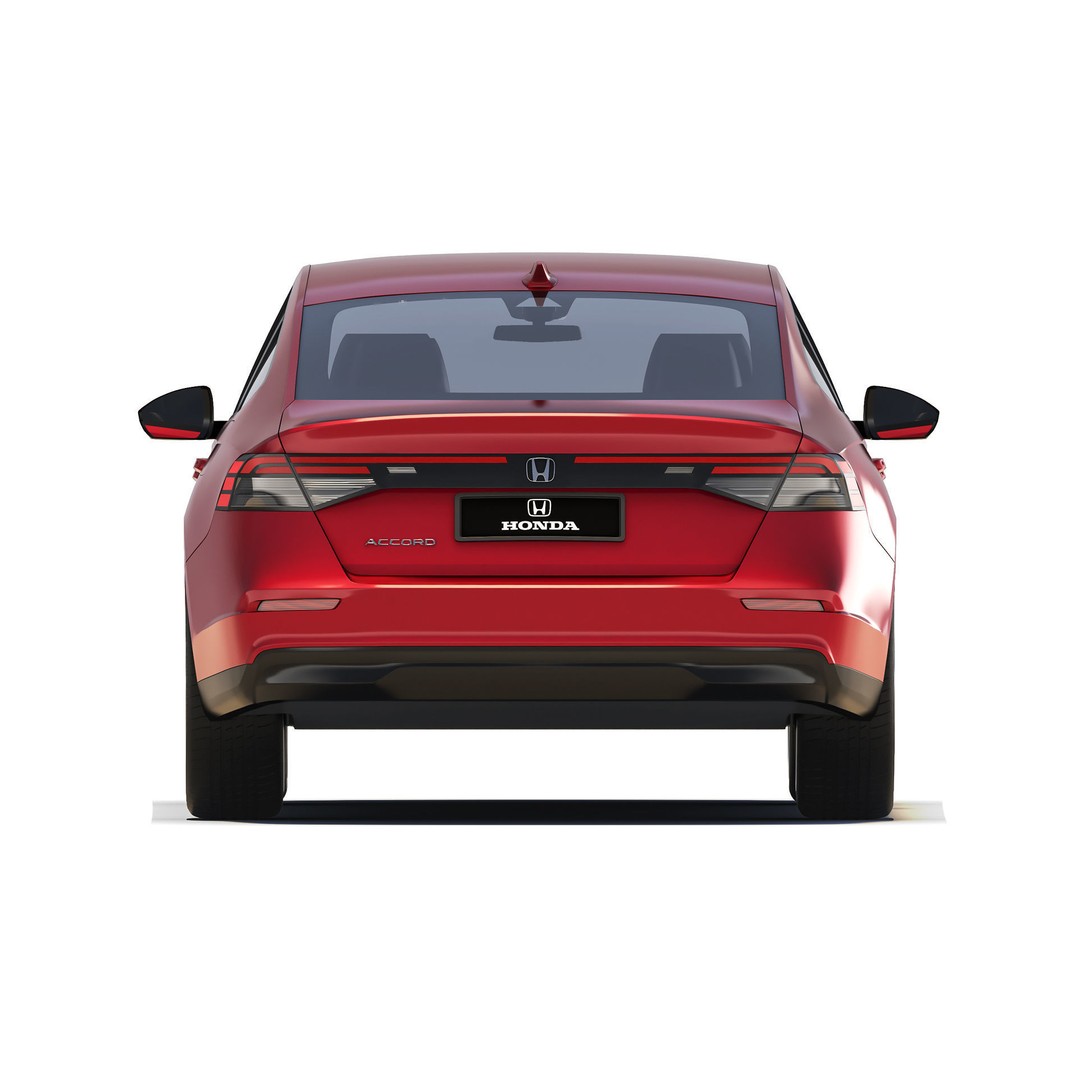 Honda Accord 2024 3D Model – High Poly Sedan Asset, FBX, OBJ - View 5