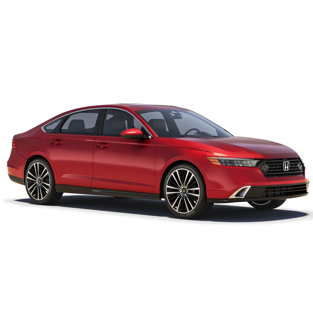 Honda Accord 2024 3D Model – High Poly Sedan Asset, FBX, OBJ - View 8
