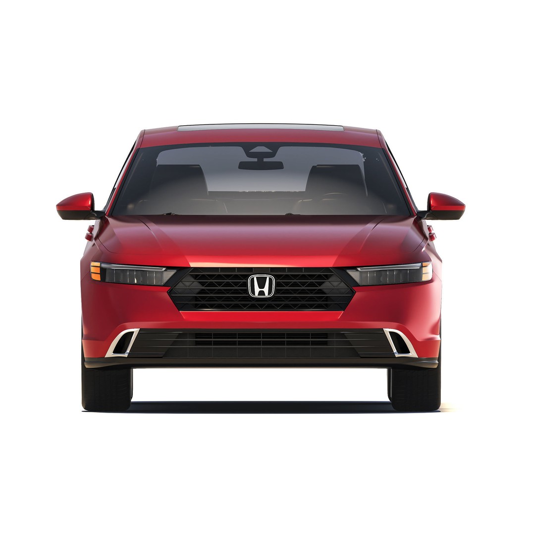 Honda Accord 2024 3D Model – High Poly Sedan Asset, FBX, OBJ - View 9