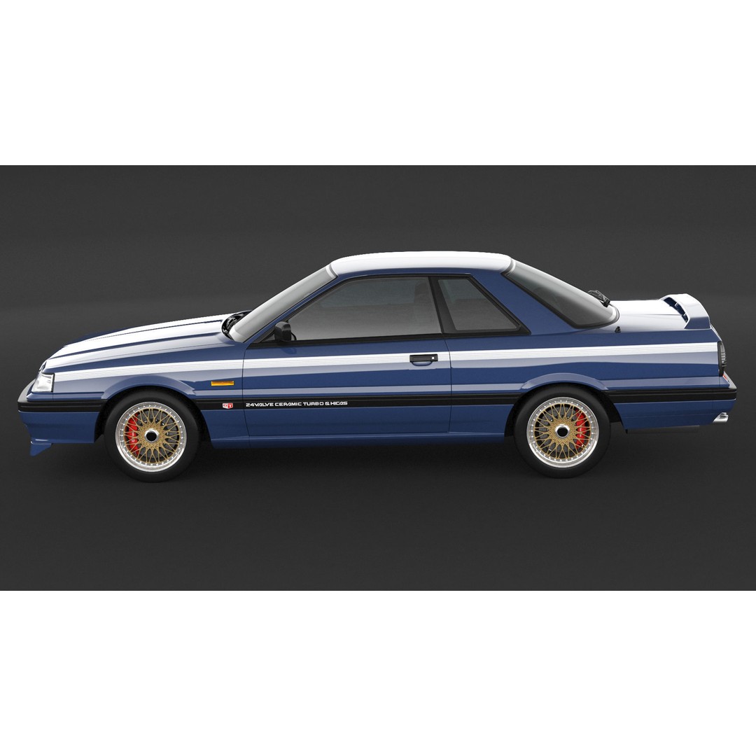 Nissan Skyline R31 GTS Nismo 3D Model – High Poly Game Asset, FBX, OBJ - View 6