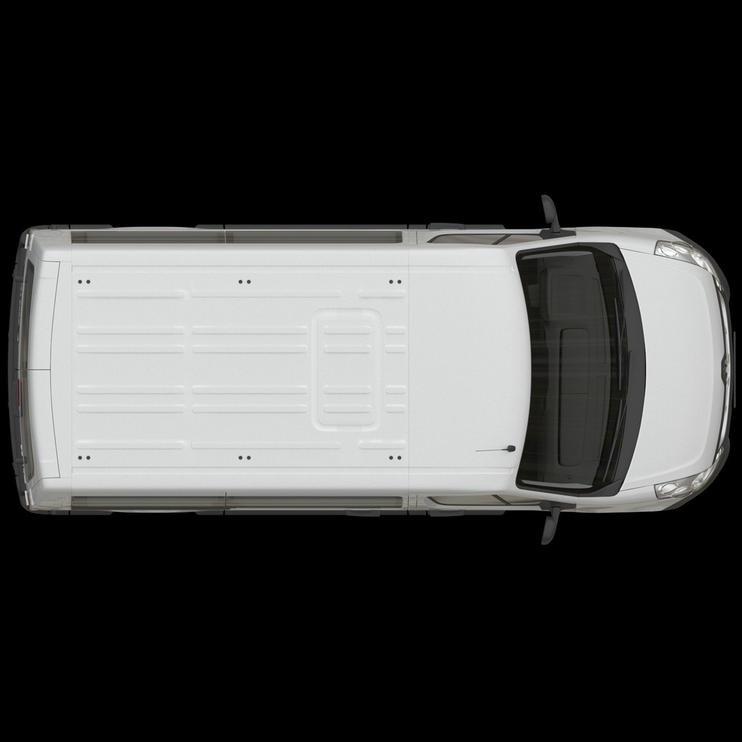 Renault Master 3D Model – High Poly Minivan, FBX, OBJ, Blender - View 13