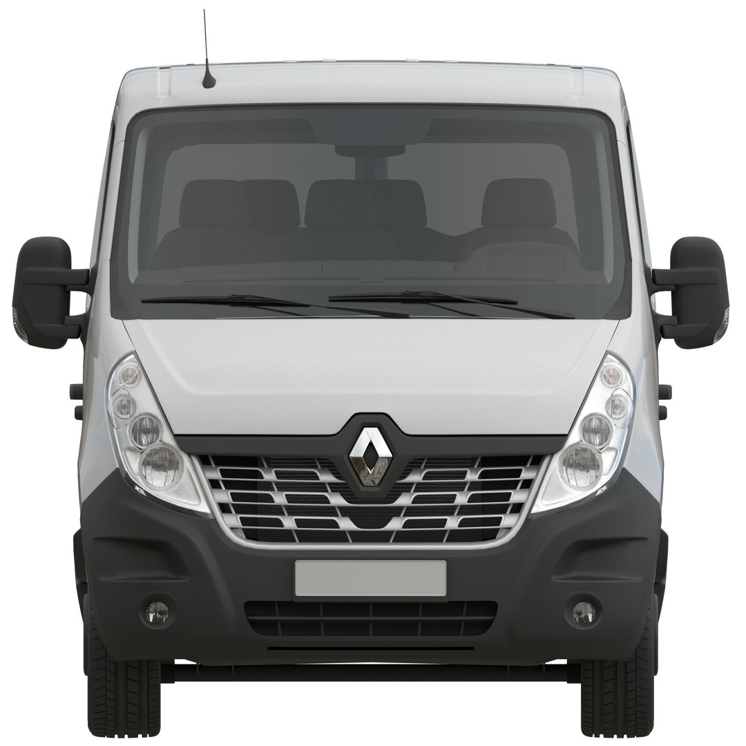 Renault Master 3D Model – High Poly Minivan, FBX, OBJ, Blender - View 9