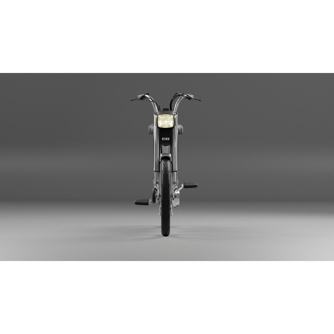 Peugeot 103 MVL 1990 3D Model – High-Quality Game-Ready Asset, FBX, OBJ - View 5