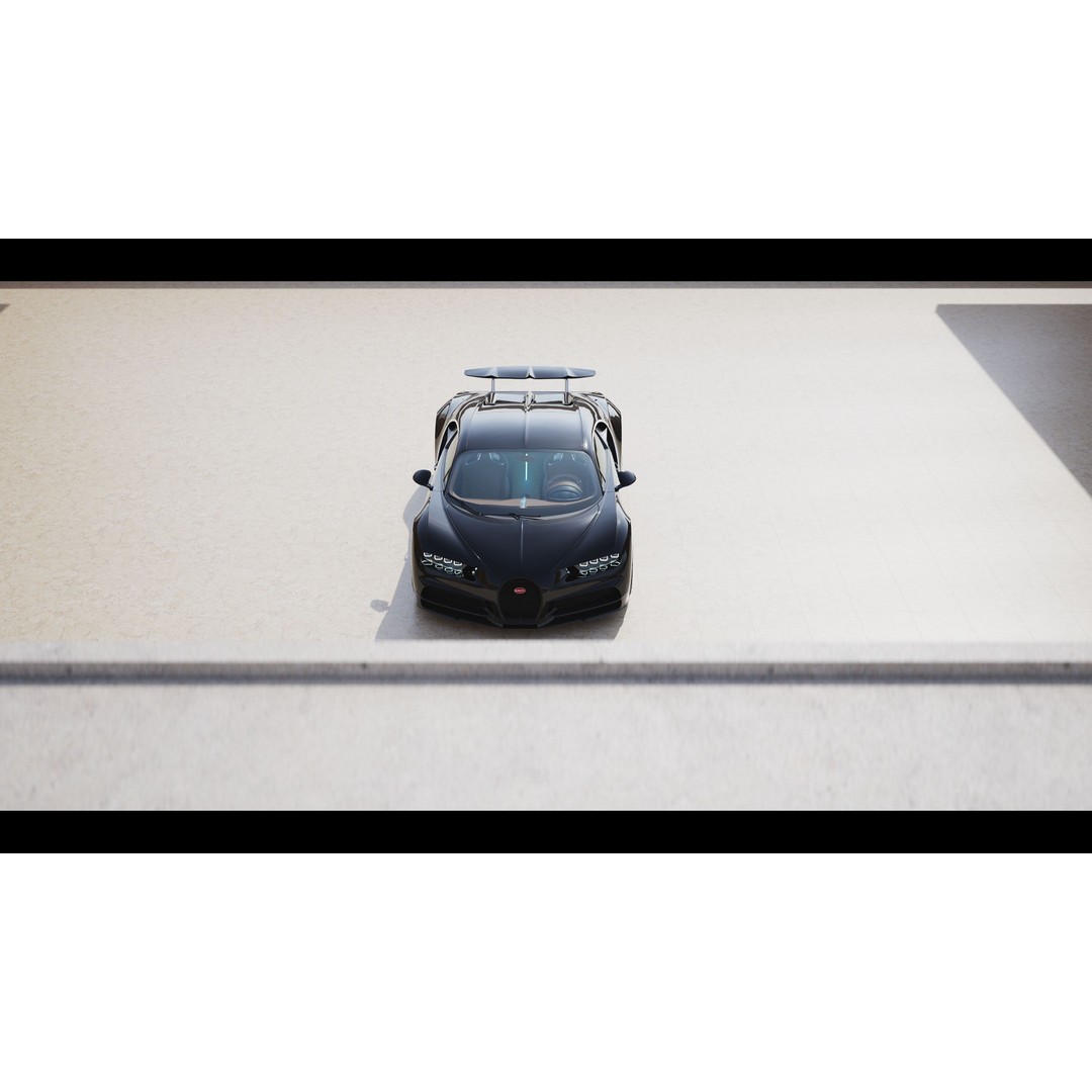 Bugatti Chiron 3D Model – Automotive Environment for Unreal Engine 5.5 - View 11