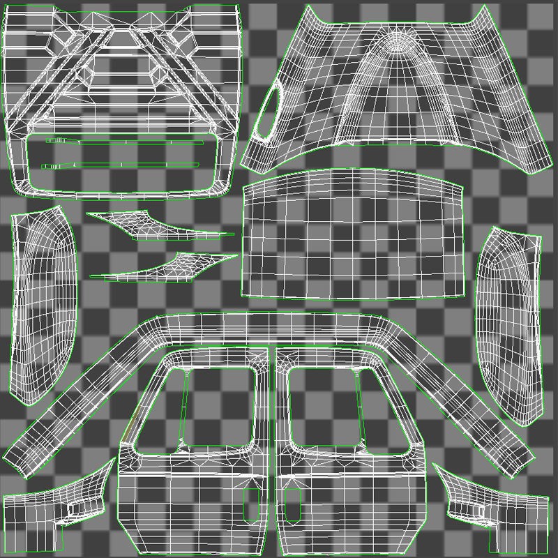 International Durastar Service Truck 3D Model – Low Poly Game Asset, FBX - View 44