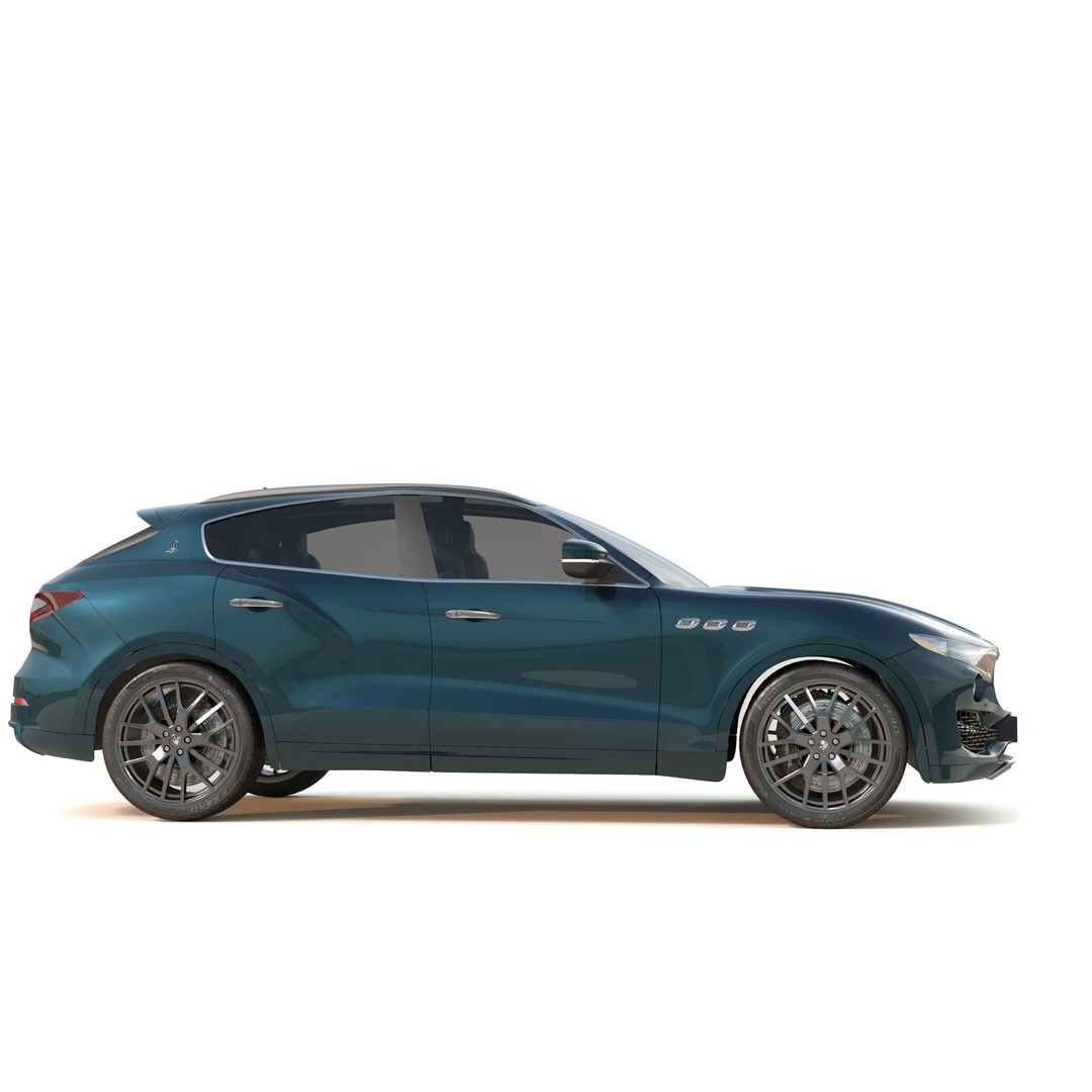 Maserati Levante Granlusso 3D Model – High Poly SUV Asset, FBX, OBJ - View 12