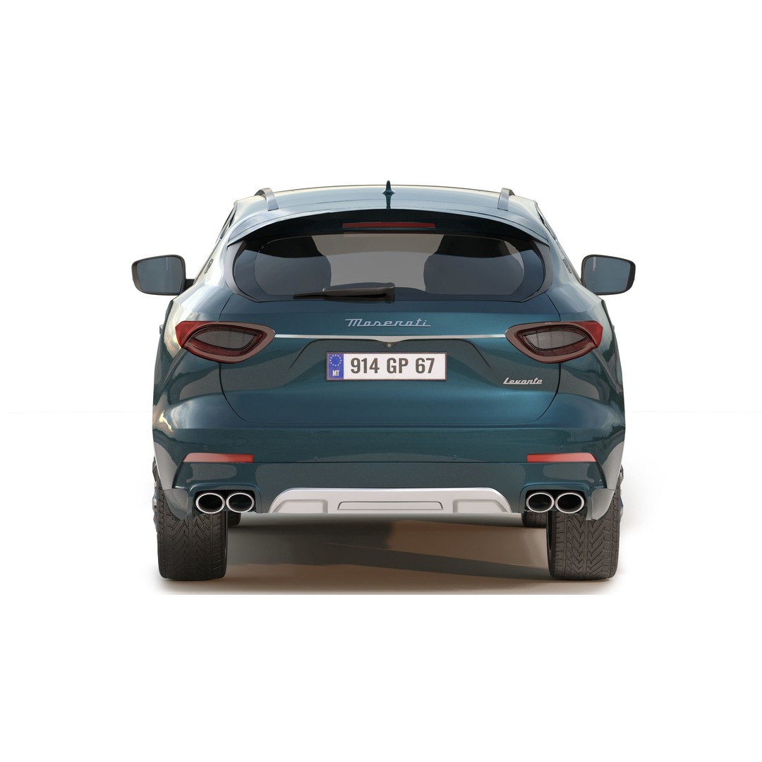 Maserati Levante Granlusso 3D Model – High Poly SUV Asset, FBX, OBJ - View 13