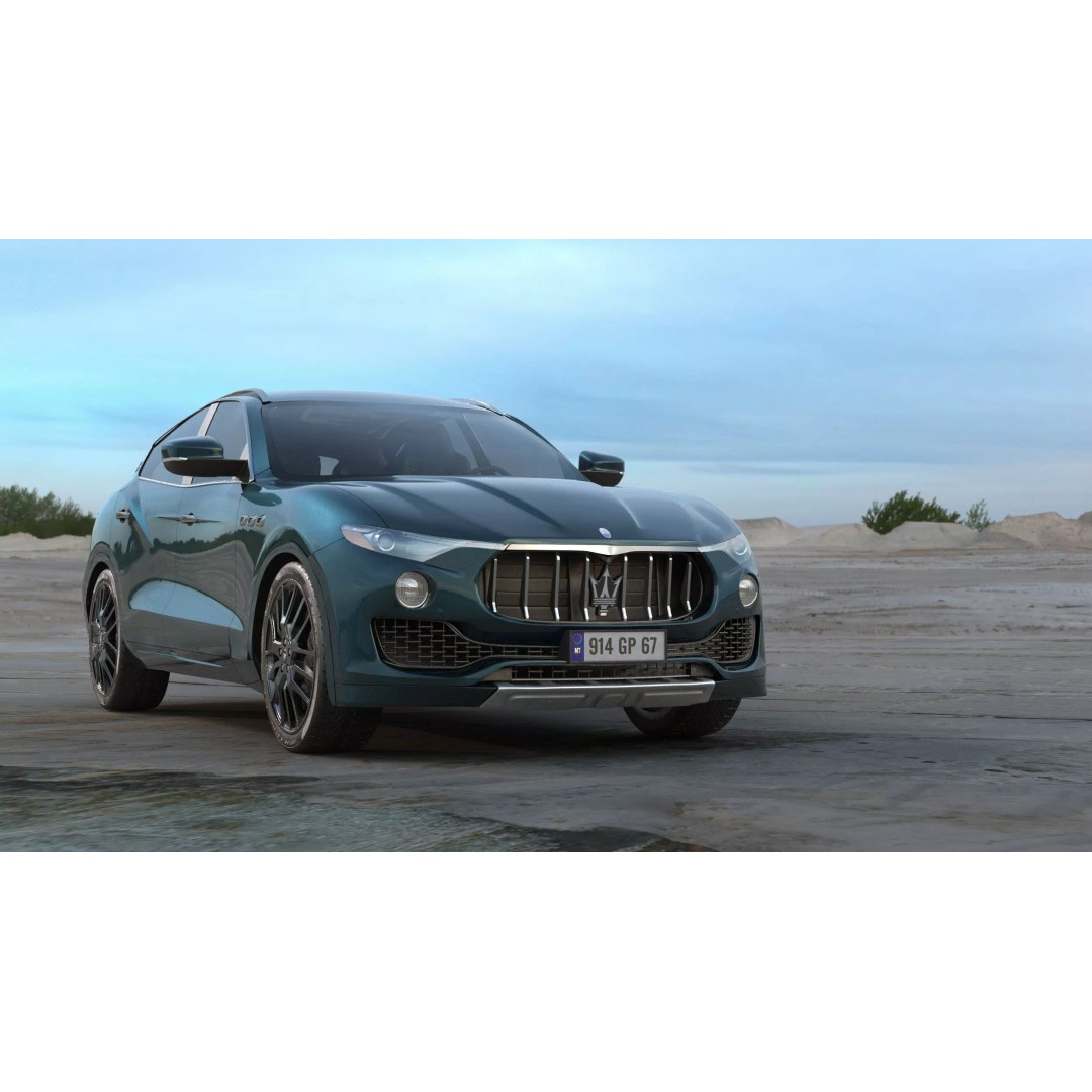 Maserati Levante Granlusso 3D Model – High Poly SUV Asset, FBX, OBJ - View 2
