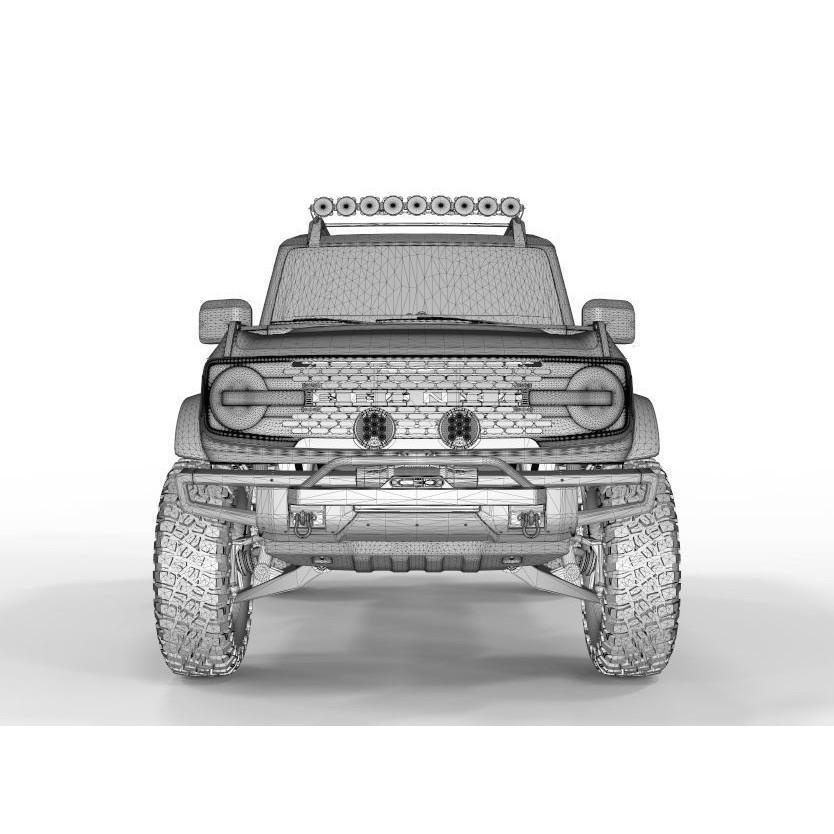 Bronco 2021 Off Road Edition 3D Model – High Poly Game Asset, FBX, OBJ, Blender - View 12