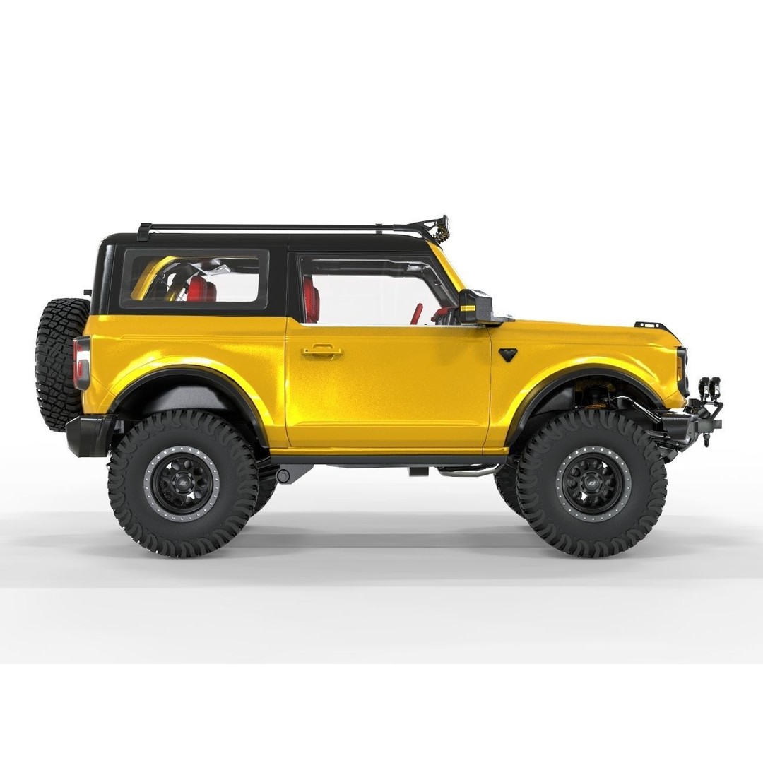 Bronco 2021 Off Road Edition 3D Model – High Poly Game Asset, FBX, OBJ, Blender - View 4