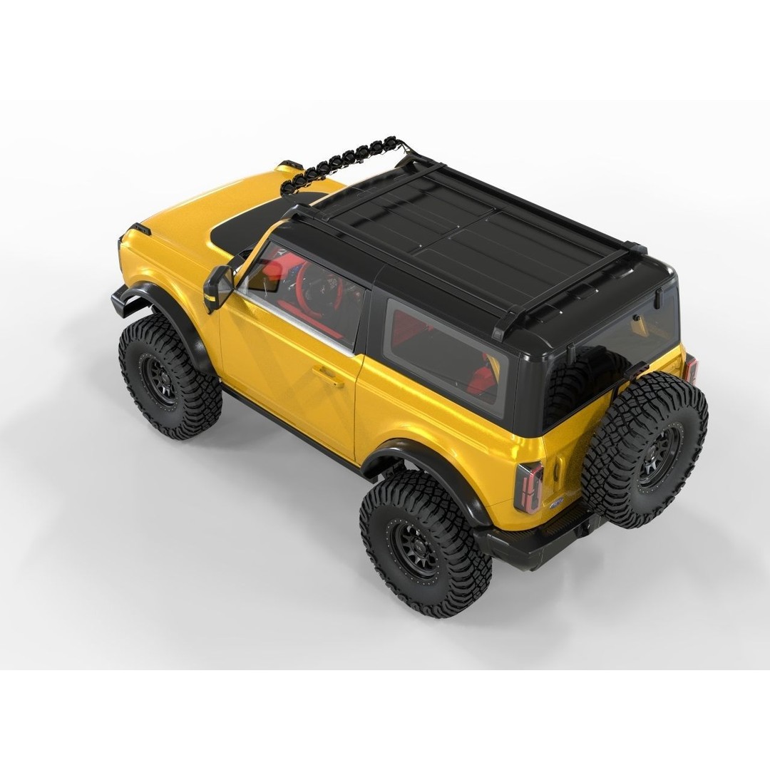 Bronco 2021 Off Road Edition 3D Model – High Poly Game Asset, FBX, OBJ, Blender - View 7