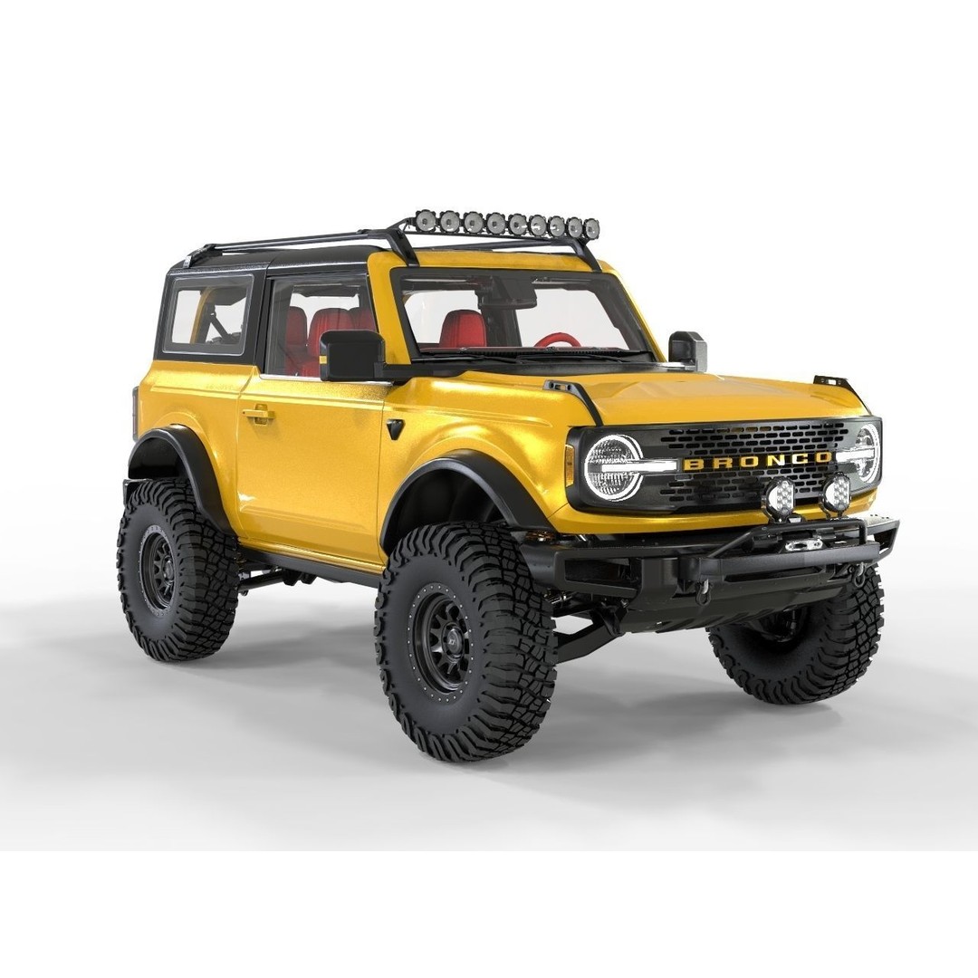 Bronco 2021 Off Road Edition 3D Model – High Poly Game Asset, FBX, OBJ, Blender - View 8