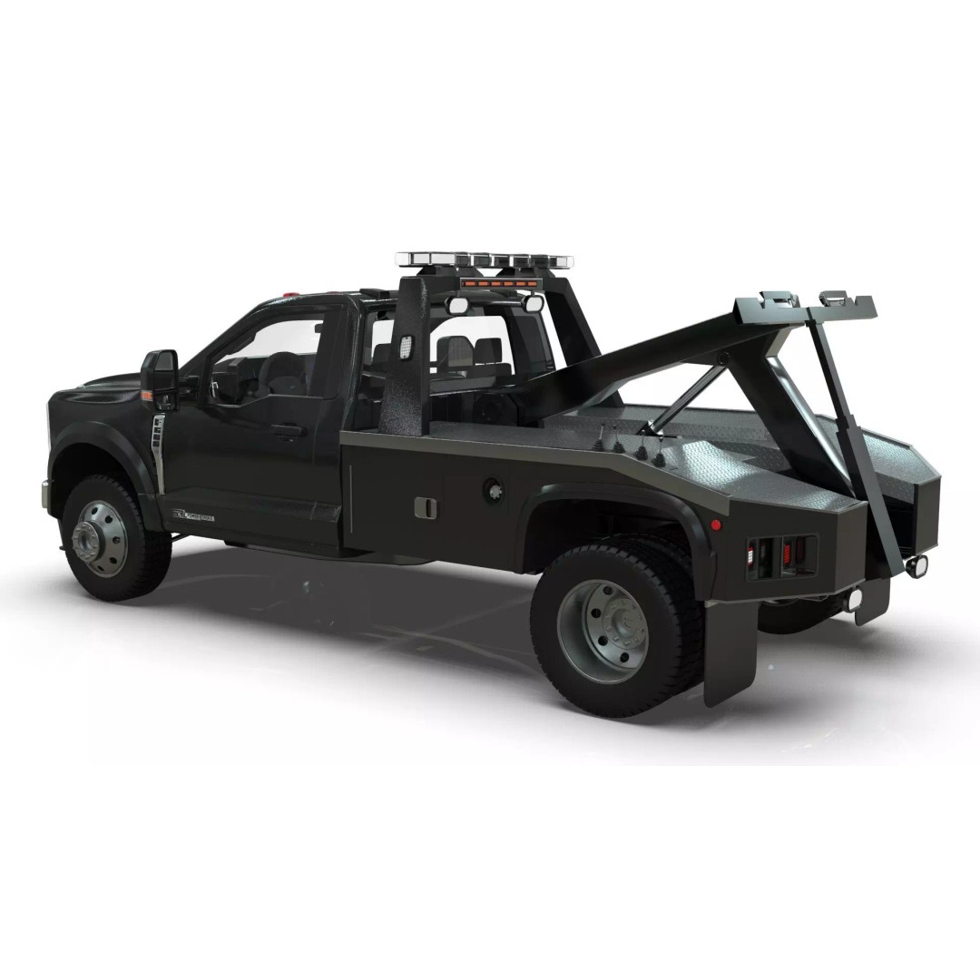 2024 F-600 Tow Truck 3D Model – High Poly Game Asset, FBX, Blender - View 15