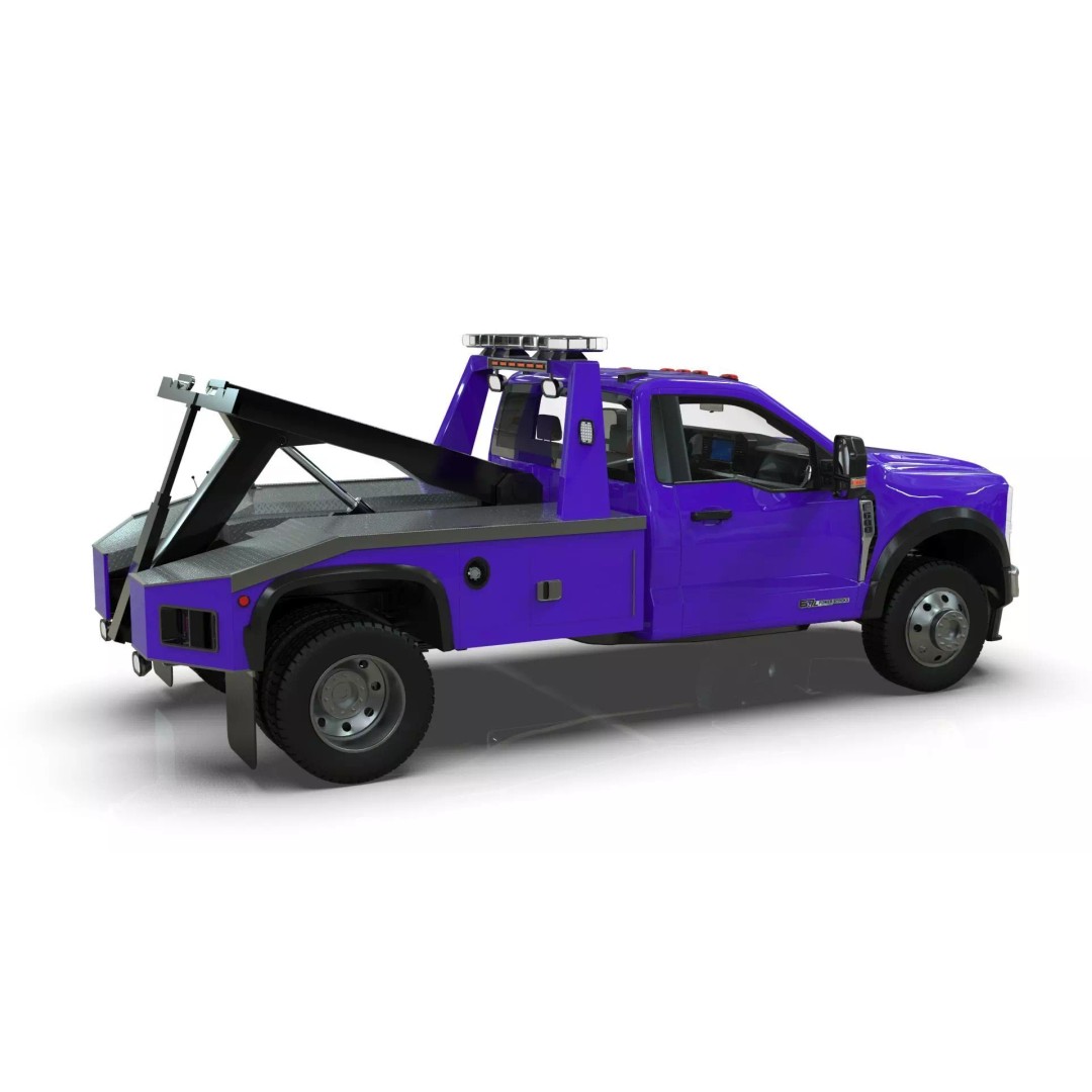 2024 F-600 Tow Truck 3D Model – High Poly Game Asset, FBX, Blender - View 19