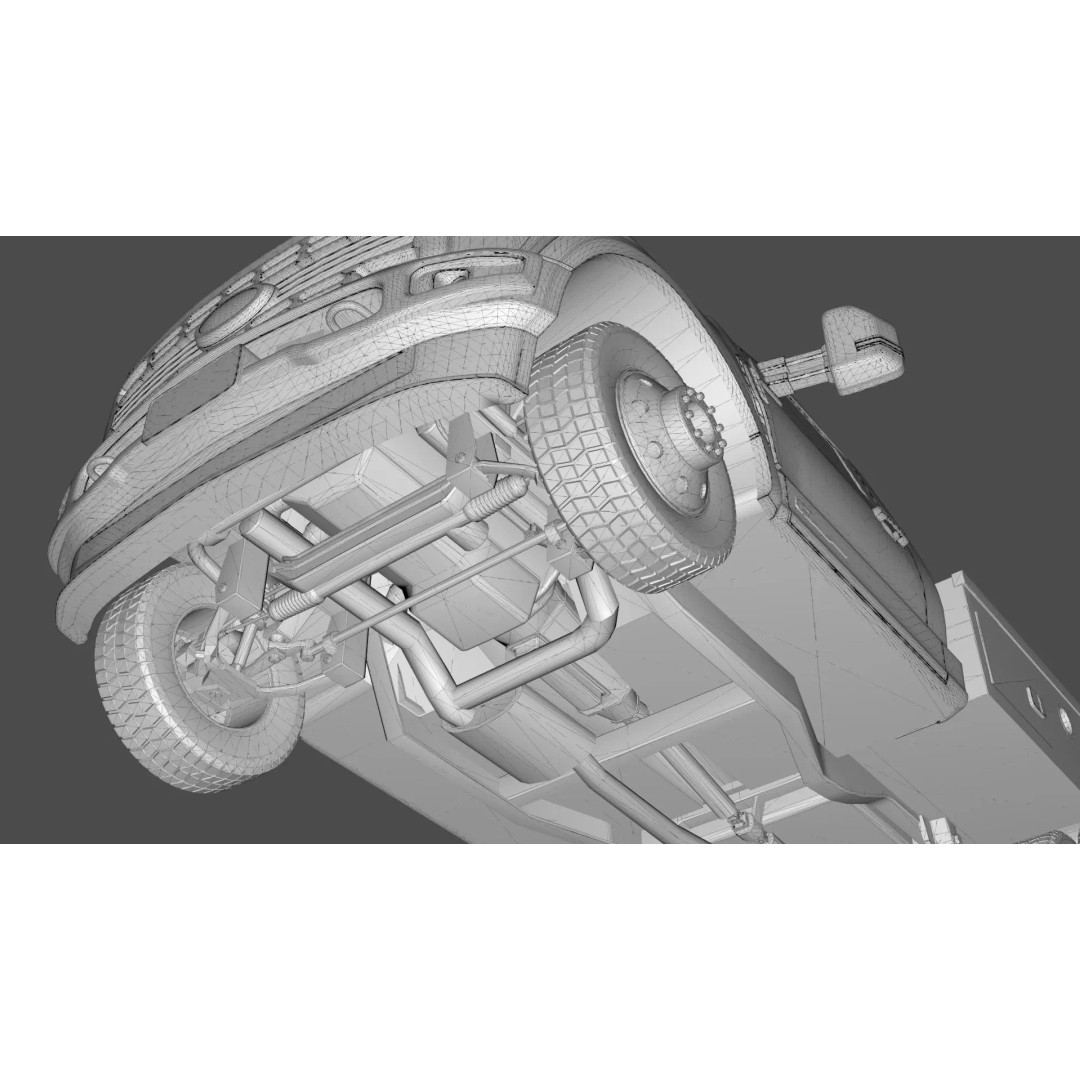 2024 F-600 Tow Truck 3D Model – High Poly Game Asset, FBX, Blender - View 25