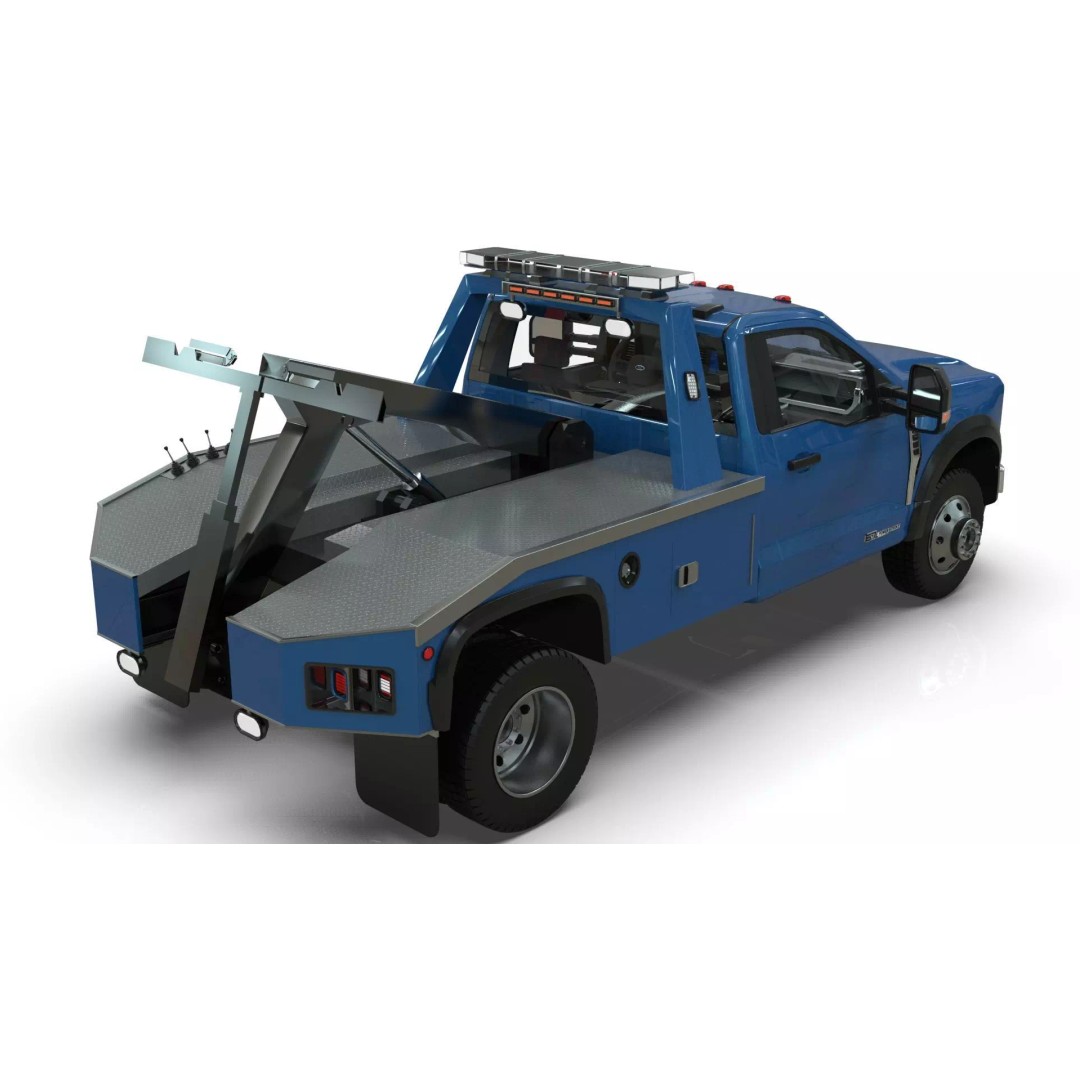 2024 F-600 Tow Truck 3D Model – High Poly Game Asset, FBX, Blender - View 5