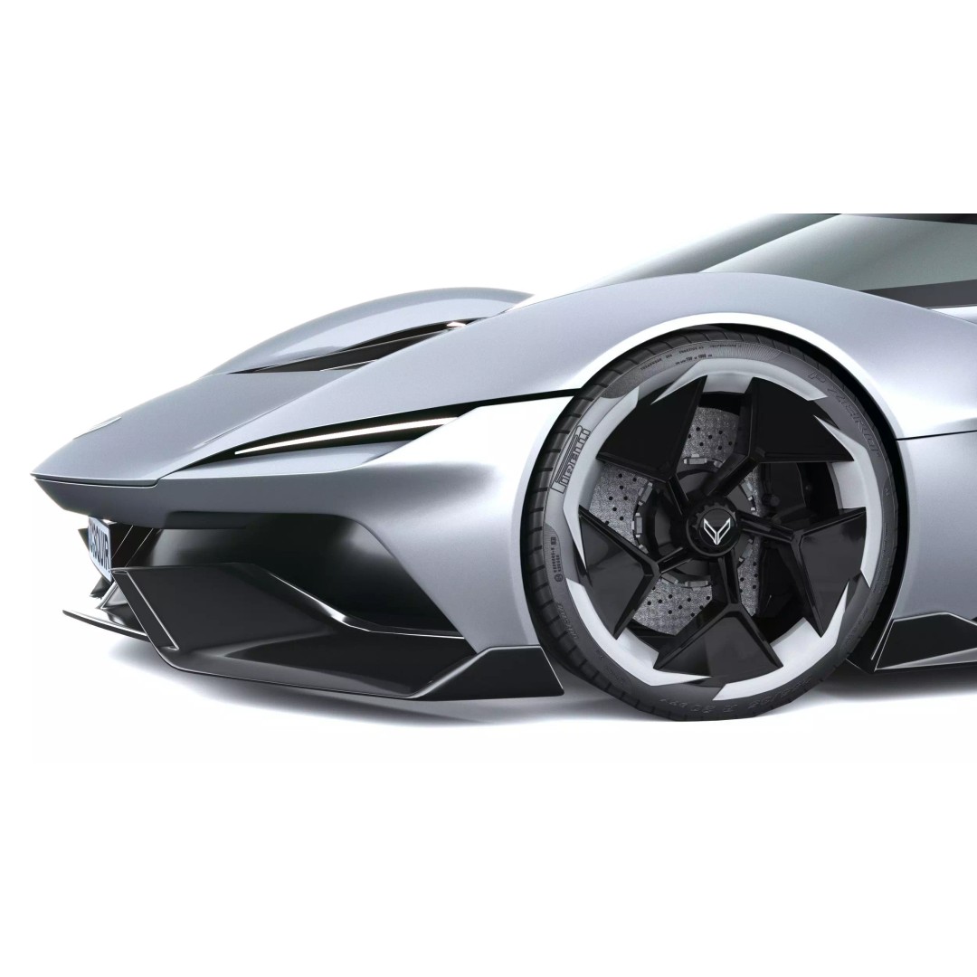 Corvette CX Concept 2025 3D Model – Low Poly Game Asset, FBX, OBJ - View 5