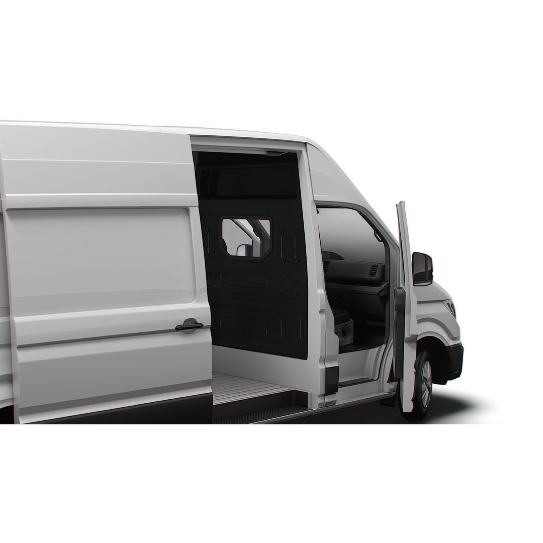 VW Crafter Panel Van 3D Model – High Quality Interior, FBX, OBJ - View 13