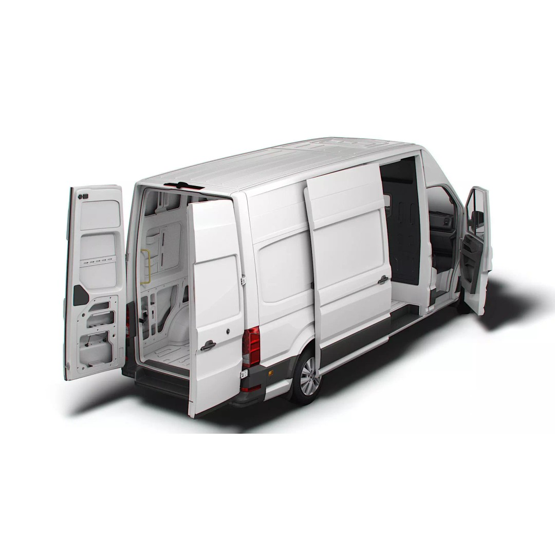 VW Crafter Panel Van 3D Model – High Quality Interior, FBX, OBJ - View 2