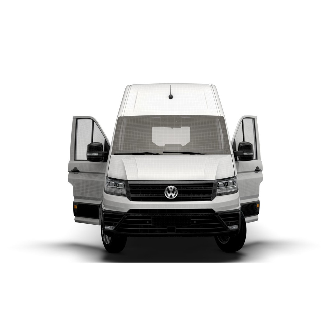 VW Crafter Panel Van 3D Model – High Quality Interior, FBX, OBJ - View 20