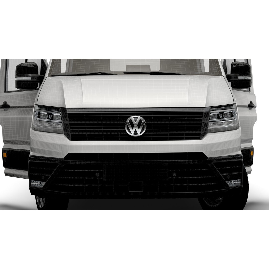 VW Crafter Panel Van 3D Model – High Quality Interior, FBX, OBJ - View 21