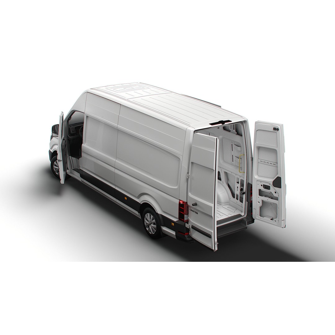VW Crafter Panel Van 3D Model – High Quality Interior, FBX, OBJ - View 5