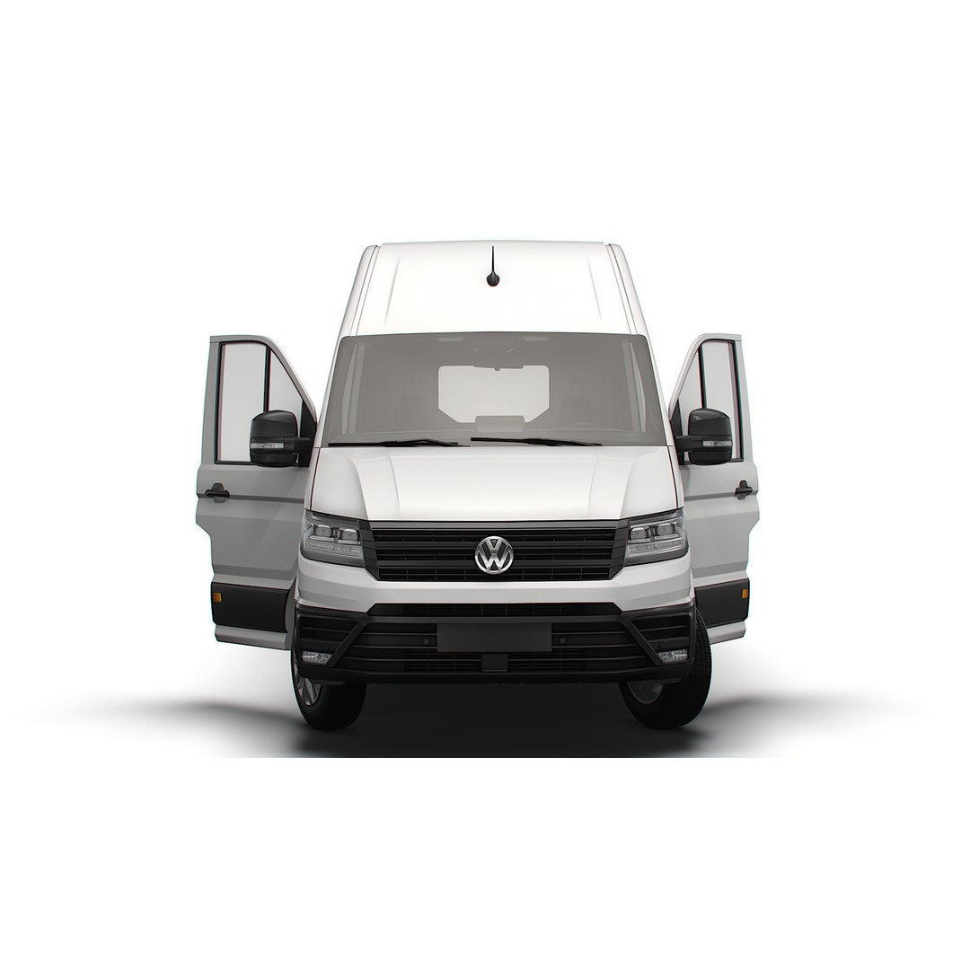 VW Crafter Panel Van 3D Model – High Quality Interior, FBX, OBJ - View 8