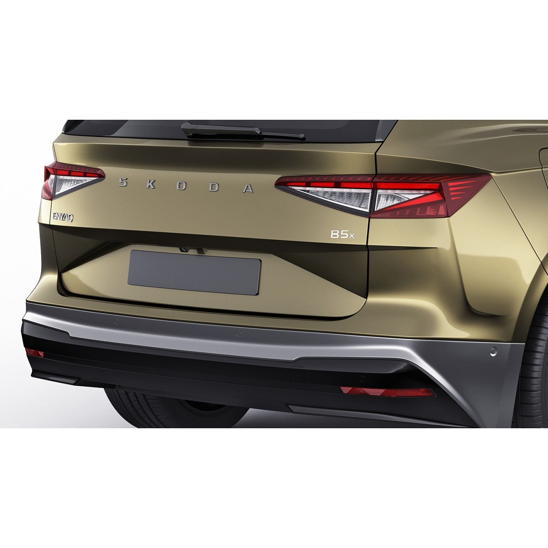 Skoda Enyaq 2025 3D Model – Detailed SUV Asset, FBX, OBJ, Blender - View 10