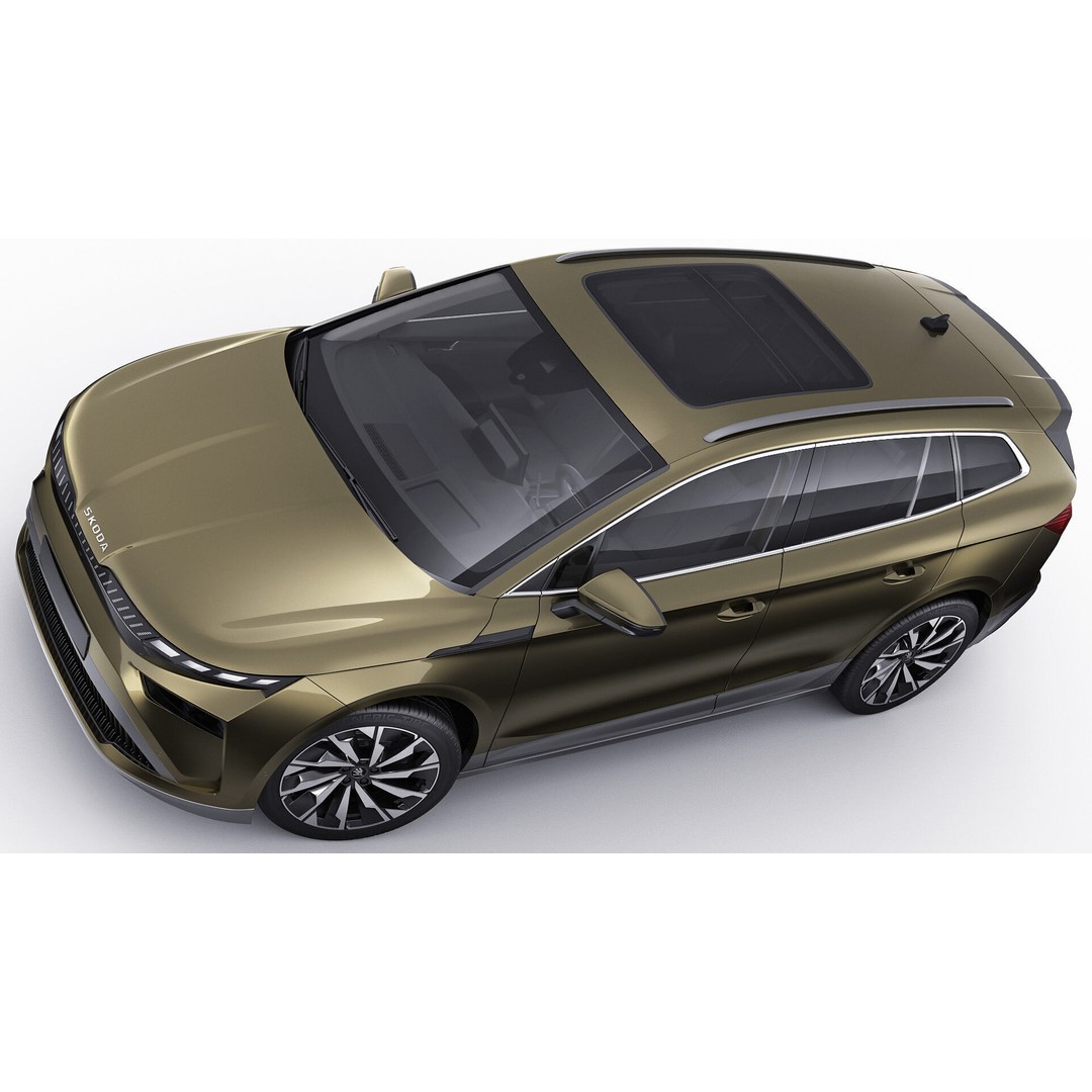 Skoda Enyaq 2025 3D Model – Detailed SUV Asset, FBX, OBJ, Blender - View 12