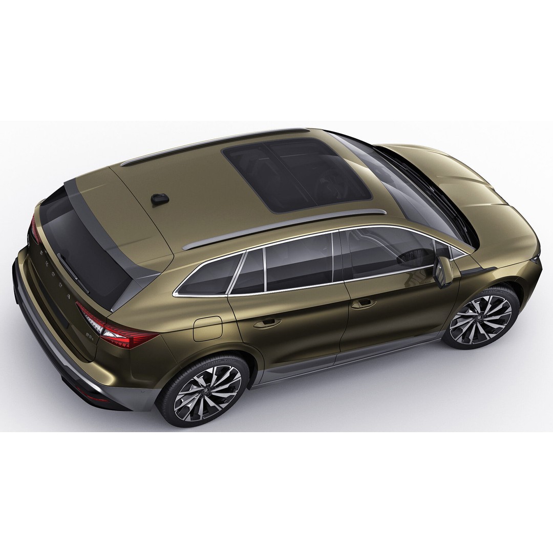 Skoda Enyaq 2025 3D Model – Detailed SUV Asset, FBX, OBJ, Blender - View 13