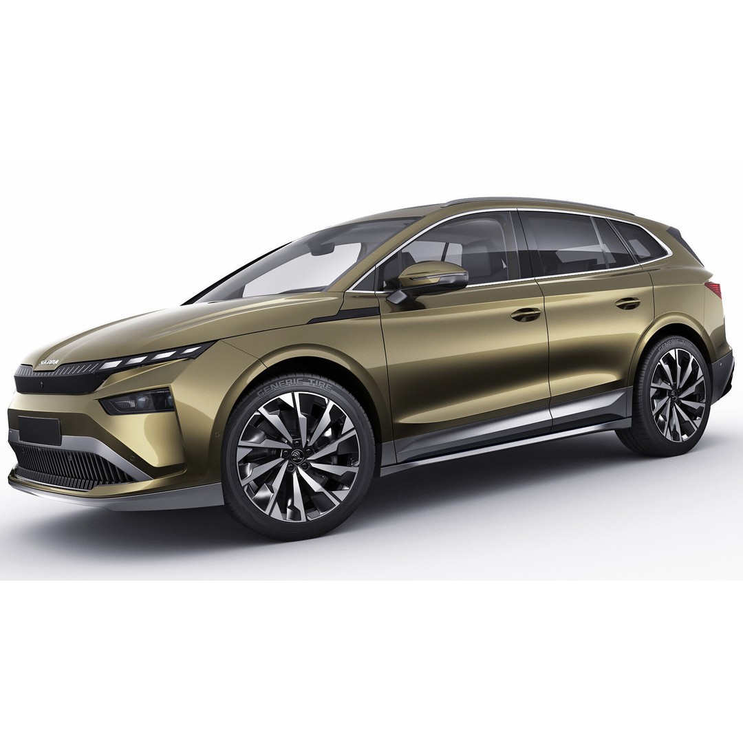 Skoda Enyaq 2025 3D Model – Detailed SUV Asset, FBX, OBJ, Blender - View 14